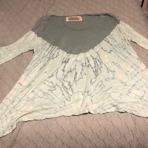 Free people tie dye top